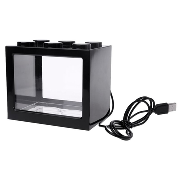 Acrylic Fish Tank Aquarium  Office Mini Cuboid Fish Tank Cylinder Round Acrylic coffee table Betta Fish Tank out door