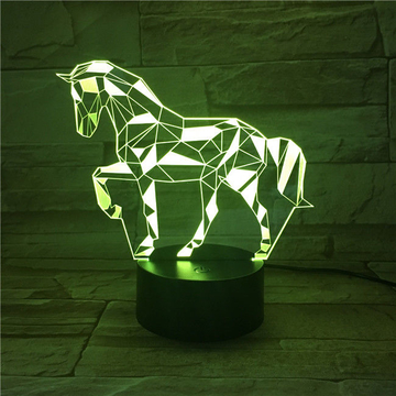 3D Night Light Lamp Unicorn Light