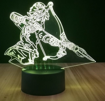 3D Creatives Acrylic Board Night Light for gifts OEM artwork is welcomed