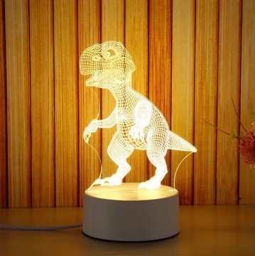 Amazing Customized Color Changing Lucky Unicorn Design lamp 3D Visual LED Night Light