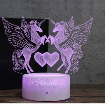 LED 3D night light led lamp 3D led desk lamp