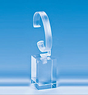 Good Quality Tabletop Show Clear View Holder Plastic Wrist Watch Display Stand Rack