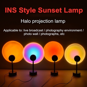 Sunset Projection Lamp Led Table Light Rainbow Morden Small Night Light for Living Room Bedroom Sunset Projector