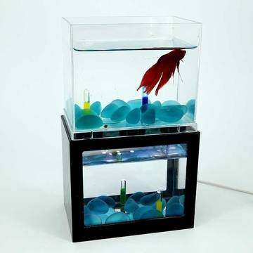 2020 Hot sale aquarium fish tank with USB LED lighting for christmas gift